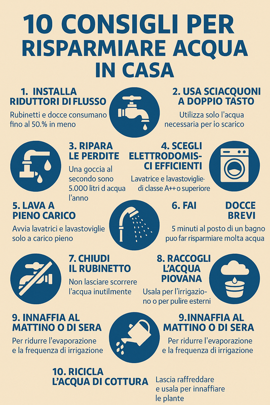 10 Consigli per Risparmiare Acqua in Casa e Ridurre la Bolletta | Idraulicamente.it