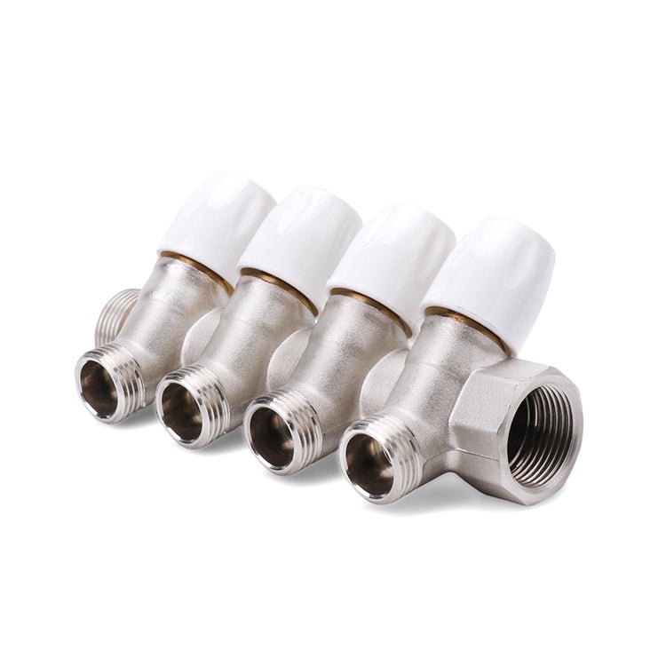 Collettore Nichelato Inclinato – Disponibile in 2 Vie, 3 Vie e 4 Vie - IDRAULICAMENTECollettore Nichelato Inclinato – Disponibile in 2 Vie, 3 Vie e 4 Vie