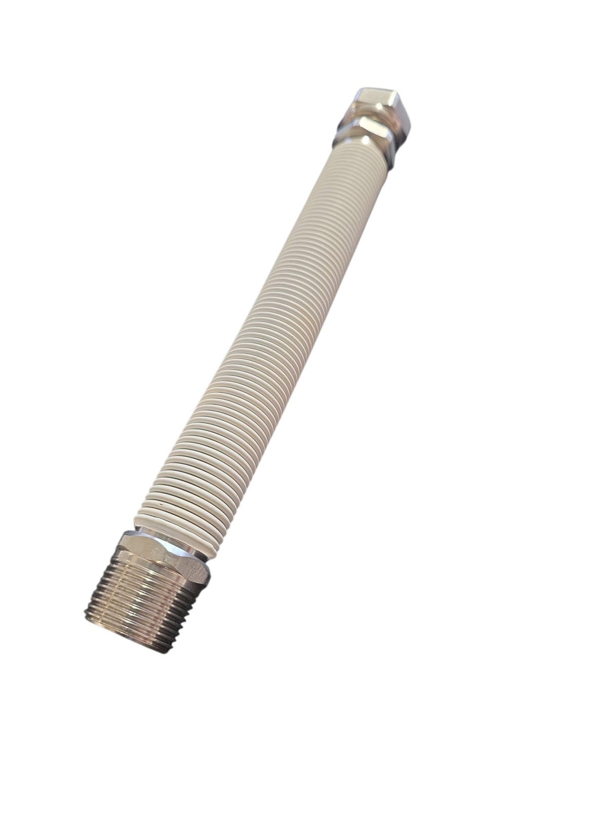 HM | Giunto Acqua Flessibile per Caldaia MF 1/2" e 3/4" Rivestito Bianco Estensibile | Lunghezze da 130 a 420 mm | Resistente Alte Temperature, Guarnizioni Incluse - IDRAULICAMENTEHM | Giunto Acqua Flessibile per Caldaia MF 1/2" e 3/4" Rivestito Bianco Estensibile | Lunghezze da 130 a 420 mm | Resistente Alte Temperature, Guarnizioni Incluse