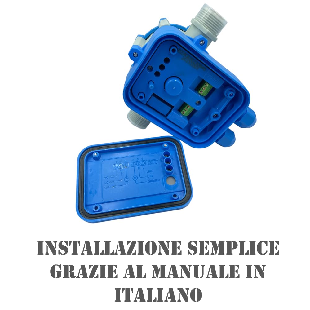 HM,PRESS CONTROL DA 1,5 BAR REGOLATORE DI PRESSIONE PER ELETTROPOMPA - IDRAULICAMENTEHM,PRESS CONTROL DA 1,5 BAR REGOLATORE DI PRESSIONE PER ELETTROPOMPA