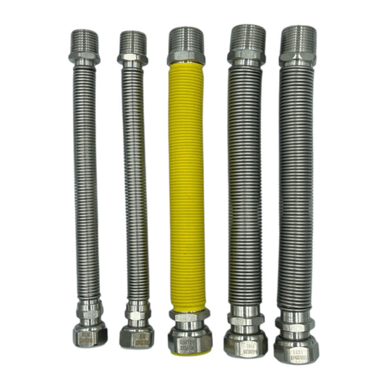 Kit Caldaia Completo – Flessibili Inox Gas & Acqua ½″ & ¾″ - IDRAULICAMENTEKit Caldaia Completo – Flessibili Inox Gas & Acqua ½″ & ¾″