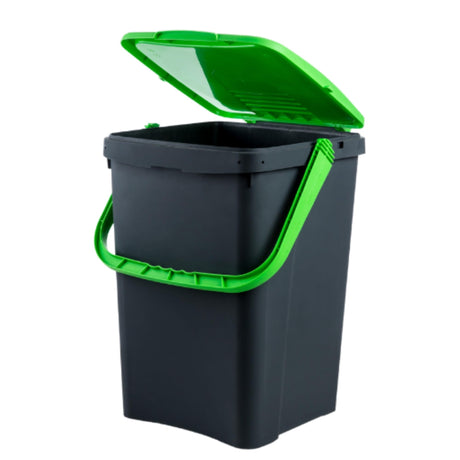 Ecoplast, Pattumiera per Raccolta Differenziata, Apertura a Libro, Flessibile e Indeformabile, Resiste a Tutte le Temperature, Ideale per Interno ed Esterno, Capacità 50 L, Made in Italy