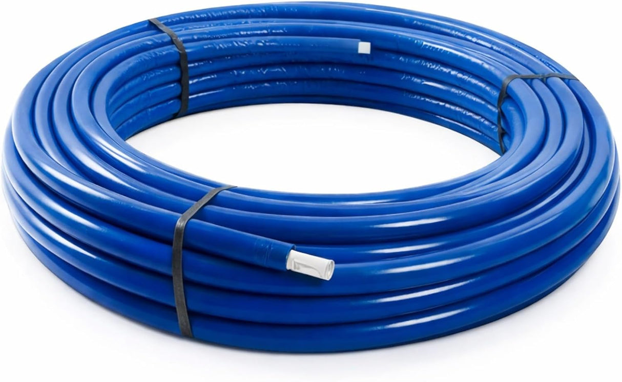 Tubo Multistrato Coibentato ISOCLIMA Diametro 16/20/26/32 mm Rivestito con Guaina Isolante - Rotolo da 25 o 50 Metri per Impianti Idraulici, Acqua Calda/Fredda e Riscaldamento