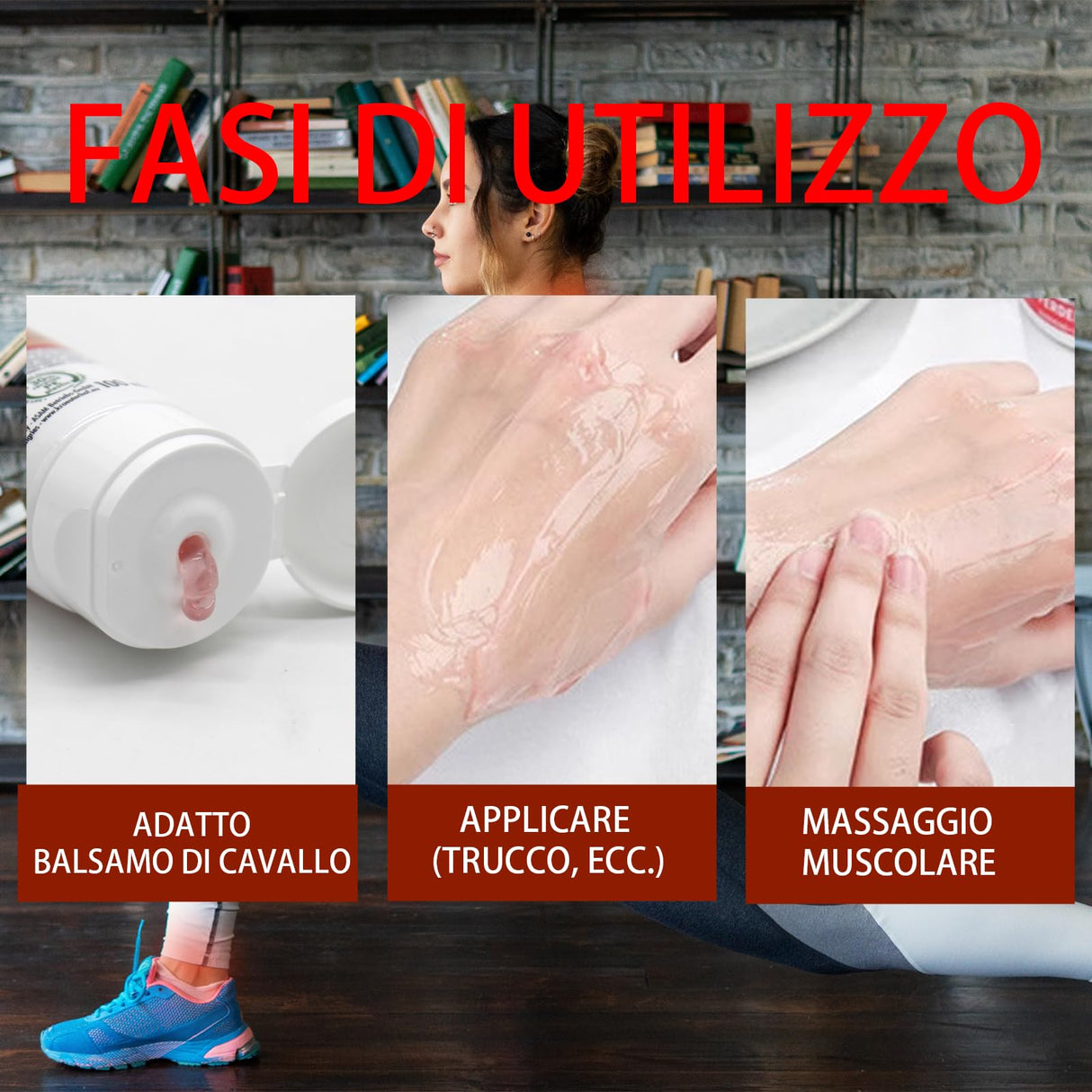 Kräuterhof Balsamo per cavalli riscaldante, extra forte, gel massaggiante - Rimedio naturale per il sollievo muscolare