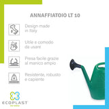 Ecoplast, Annaffiatoio, Ideale per il Giardinaggio, Piante e Fiori, Comodo da Usare, Resistente, Duraturo e Indeformabile, con Doccetta Inclusa, Made in Italy - IDRAULICAMENTEEcoplast, Annaffiatoio, Ideale per il Giardinaggio, Piante e Fiori, Comodo da Usare, Resistente, Duraturo e Indeformabile, con Doccetta Inclusa, Made in Italy
