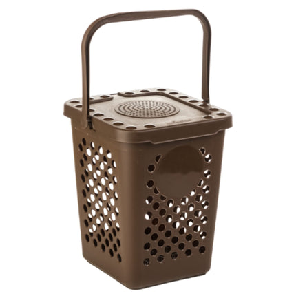 Ecoplast, Pattumiera Forata per Raccolta Differenziata, Apertura a Libro, Flessibile e Indeformabile, Resiste a tutte le Temperature, Interno ed Esterno, Oltre 80% Plastica Riciclata, marrone - IDRAULICAMENTEEcoplast, Pattumiera Forata per Raccolta Differenziata, Apertura a Libro, Flessibile e Indeformabile, Resiste a tutte le Temperature, Interno ed Esterno, Oltre 80% Plastica Riciclata, marrone