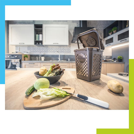Ecoplast, Pattumiera Forata per Raccolta Differenziata, Apertura a Libro, Flessibile e Indeformabile, Resiste a tutte le Temperature, Interno ed Esterno, Oltre 80% Plastica Riciclata, marrone - IDRAULICAMENTEEcoplast, Pattumiera Forata per Raccolta Differenziata, Apertura a Libro, Flessibile e Indeformabile, Resiste a tutte le Temperature, Interno ed Esterno, Oltre 80% Plastica Riciclata, marrone