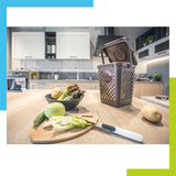 Ecoplast, Pattumiera Forata per Raccolta Differenziata, Apertura a Libro, Flessibile e Indeformabile, Resiste a tutte le Temperature, Interno ed Esterno, Oltre 80% Plastica Riciclata, marrone - IDRAULICAMENTEEcoplast, Pattumiera Forata per Raccolta Differenziata, Apertura a Libro, Flessibile e Indeformabile, Resiste a tutte le Temperature, Interno ed Esterno, Oltre 80% Plastica Riciclata, marrone