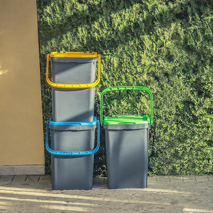 Ecoplast | Pattumiera per Raccolta Differenziata 20 Lt, Bidone Spazzatura in Plastica Riciclata, Blu, 34,5x34,5x34,5, Made in Italy - IDRAULICAMENTEEcoplast | Pattumiera per Raccolta Differenziata 20 Lt, Bidone Spazzatura in Plastica Riciclata, Blu, 34,5x34,5x34,5, Made in Italy