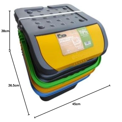 Ecoplast Set 3 PATTUMIERE ECOLOGIC 35L EC35 - IDRAULICAMENTEEcoplast Set 3 PATTUMIERE ECOLOGIC 35L EC35