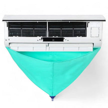 HM - Copertura Protettiva Telo per la Pulizia e Manutenzione delle unità Interne dei Climatizzatori Condizionatori Split, Impermeabile e Riutilizzabile, con Sgocciolatoio Integrato - IDRAULICAMENTEHM - Copertura Protettiva Telo per la Pulizia e Manutenzione delle unità Interne dei Climatizzatori Condizionatori Split, Impermeabile e Riutilizzabile, con Sgocciolatoio Integrato