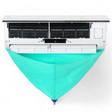 HM - Copertura Protettiva Telo per la Pulizia e Manutenzione delle unità Interne dei Climatizzatori Condizionatori Split, Impermeabile e Riutilizzabile, con Sgocciolatoio Integrato - IDRAULICAMENTEHM - Copertura Protettiva Telo per la Pulizia e Manutenzione delle unità Interne dei Climatizzatori Condizionatori Split, Impermeabile e Riutilizzabile, con Sgocciolatoio Integrato