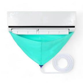 HM - Copertura Protettiva Telo per la Pulizia e Manutenzione delle unità Interne dei Climatizzatori Condizionatori Split, Impermeabile e Riutilizzabile, con Sgocciolatoio Integrato - IDRAULICAMENTEHM - Copertura Protettiva Telo per la Pulizia e Manutenzione delle unità Interne dei Climatizzatori Condizionatori Split, Impermeabile e Riutilizzabile, con Sgocciolatoio Integrato