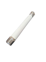 HM | Giunto Acqua Flessibile per Caldaia MF 1/2" e 3/4" Rivestito Bianco Estensibile | Lunghezze da 130 a 420 mm | Resistente Alte Temperature, Guarnizioni Incluse - IDRAULICAMENTEHM | Giunto Acqua Flessibile per Caldaia MF 1/2" e 3/4" Rivestito Bianco Estensibile | Lunghezze da 130 a 420 mm | Resistente Alte Temperature, Guarnizioni Incluse