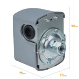 HM Pressostato 230V Monofase per Autoclave | Regolatore di Pressione Elettropompa 1,4–2,8 bar | Attacco 1/4" | Max 6 bar | Per Pompe Acqua e Impianti Idrici - IDRAULICAMENTEHM Pressostato 230V Monofase per Autoclave | Regolatore di Pressione Elettropompa 1,4–2,8 bar | Attacco 1/4" | Max 6 bar | Per Pompe Acqua e Impianti Idrici