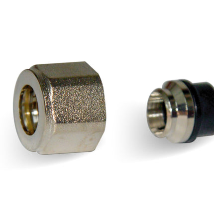 HM Raccordo Universale Adattatore 1/2" per Tubi Multistrato e Rame, Finitura Nichelato/Cromato, ottone CW617N - IDRAULICAMENTEHM Raccordo Universale Adattatore 1/2" per Tubi Multistrato e Rame, Finitura Nichelato/Cromato, ottone CW617N