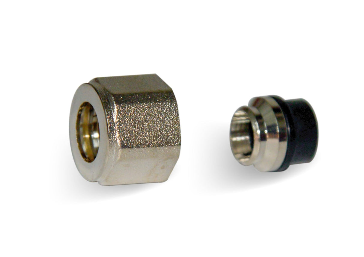 HM Raccordo Universale Adattatore 1/2" per Tubi Multistrato e Rame, Finitura Nichelato/Cromato, ottone CW617N - IDRAULICAMENTEHM Raccordo Universale Adattatore 1/2" per Tubi Multistrato e Rame, Finitura Nichelato/Cromato, ottone CW617N