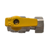 HM | Rubinetto a Sfera Gas 1/2″ EN 331 – Valvola M/M o M/F | Ottone Nichelato con Leva Gialla | Per Gas Naturale, GPL - IDRAULICAMENTEHM | Rubinetto a Sfera Gas 1/2″ EN 331 – Valvola M/M o M/F | Ottone Nichelato con Leva Gialla | Per Gas Naturale, GPL