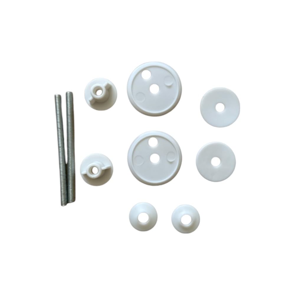 HM - Sedile WC Universale in Legno MDF Ultraresistente, 3.4kg - Tavoletta WC Bianca per Bagno - Coperchio e Sedile WC Robustissimo Universale forma ovale - IDRAULICAMENTEHM - Sedile WC Universale in Legno MDF Ultraresistente, 3.4kg - Tavoletta WC Bianca per Bagno - Coperchio e Sedile WC Robustissimo Universale forma ovale