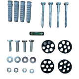 HM, Staffa Regolabile per Condizionatore Esterno 780x365x450mm – Portata 120kg, Acciaio Zincato 1,5 mm – Certificata TÜV – Inclusi Viti e Tasselli – Compatibile 9000 - 12000 BTU – Montaggio a Parete - IDRAULICAMENTEHM, Staffa Regolabile per Condizionatore Esterno 780x365x450mm – Portata 120kg, Acciaio Zincato 1,5 mm – Certificata TÜV – Inclusi Viti e Tasselli – Compatibile 9000 - 12000 BTU – Montaggio a Parete