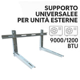 HM, Staffa Regolabile per Condizionatore Esterno 780x365x450mm – Portata 120kg, Acciaio Zincato 1,5 mm – Certificata TÜV – Inclusi Viti e Tasselli – Compatibile 9000 - 12000 BTU – Montaggio a Parete - IDRAULICAMENTEHM, Staffa Regolabile per Condizionatore Esterno 780x365x450mm – Portata 120kg, Acciaio Zincato 1,5 mm – Certificata TÜV – Inclusi Viti e Tasselli – Compatibile 9000 - 12000 BTU – Montaggio a Parete