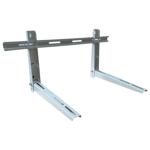 HM, Staffa Regolabile per Condizionatore Esterno 780x365x450mm – Portata 120kg, Acciaio Zincato 1,5 mm – Certificata TÜV – Inclusi Viti e Tasselli – Compatibile 9000-12000 BTU – Montaggio a Parete