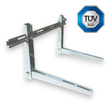 HM - Staffa Regolabile per Unità Esterna Climatizzatore, Dimensioni 780x450x550mm, Spessore 1.8mm, Portata 150kg - Certificata TÜV e Completa di Accessori Inclusi adatta per 18000 e 24000 btu - IDRAULICAMENTEHM - Staffa Regolabile per Unità Esterna Climatizzatore, Dimensioni 780x450x550mm, Spessore 1.8mm, Portata 150kg - Certificata TÜV e Completa di Accessori Inclusi adatta per 18000 e 24000 btu