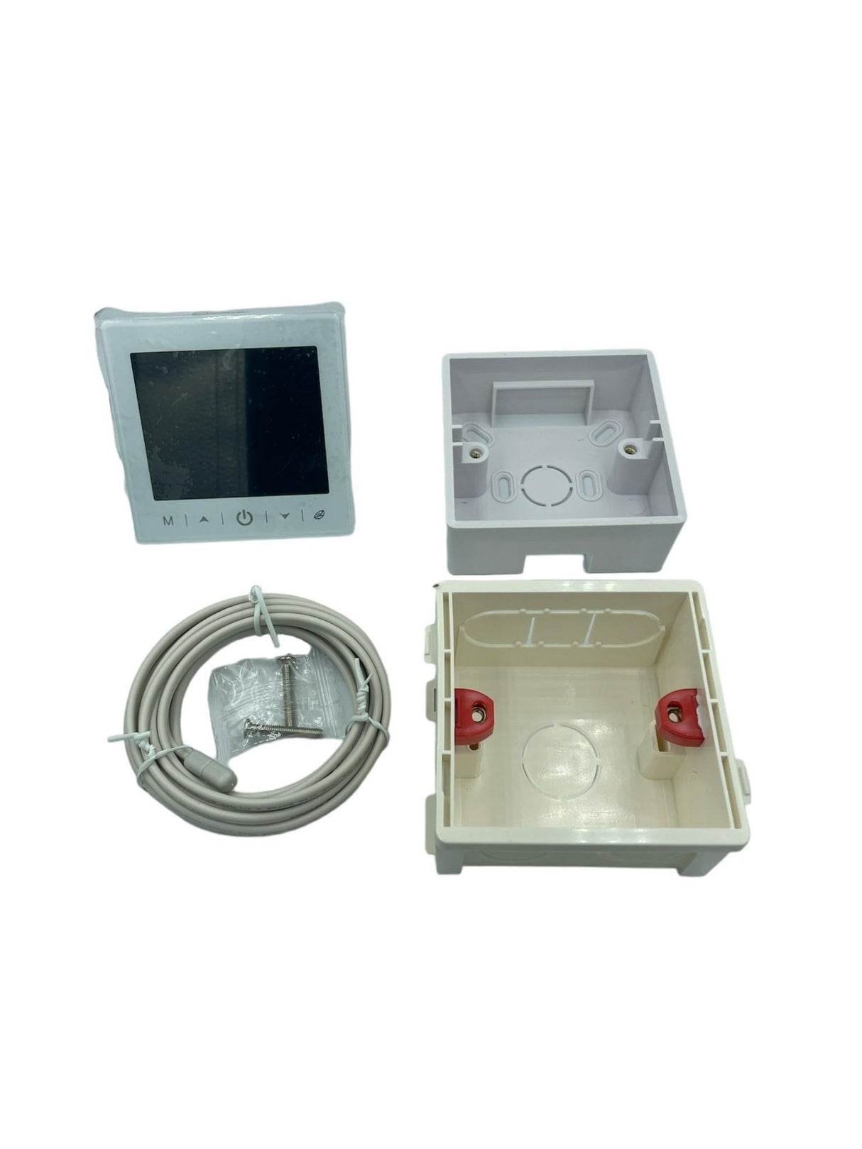 HM | Termostato WiFi Caldaia | Bianco, 130x90x25mm, 220 - 240V | Controllo remoto app, compatibile Alexa Google, installazione incasso o parete | Gestione smart riscaldamento casa - IDRAULICAMENTEHM | Termostato WiFi Caldaia | Bianco, 130x90x25mm, 220 - 240V | Controllo remoto app, compatibile Alexa Google, installazione incasso o parete | Gestione smart riscaldamento casa