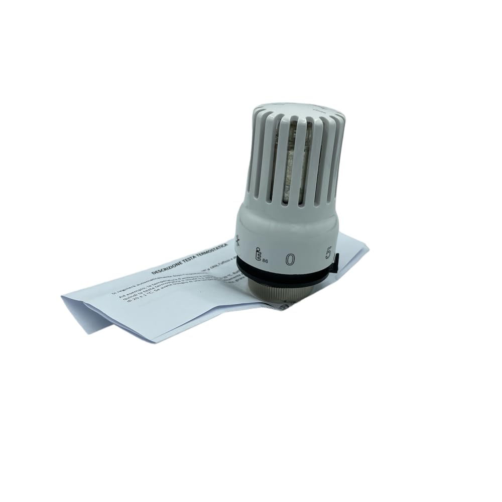 HM | Testa termostatica per radiatore attacco M30x1.5, regolazione manuale, istruzioni in italiano | Controllo temperatura, risparmio energetico, installazione facile - IDRAULICAMENTEHM | Testa termostatica per radiatore attacco M30x1.5, regolazione manuale, istruzioni in italiano | Controllo temperatura, risparmio energetico, installazione facile