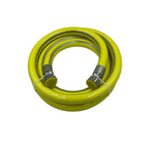 HM | Tubo Gas Flessibile per Cucina 1/2" FF | Lunghezze da 1 a 4 Metri | Acciaio Inox Certificato EN 14800 | Rivestito Giallo| Per GPL e Metano | Guarnizioni Incluse - IDRAULICAMENTEHM | Tubo Gas Flessibile per Cucina 1/2" FF | Lunghezze da 1 a 4 Metri | Acciaio Inox Certificato EN 14800 | Rivestito Giallo| Per GPL e Metano | Guarnizioni Incluse