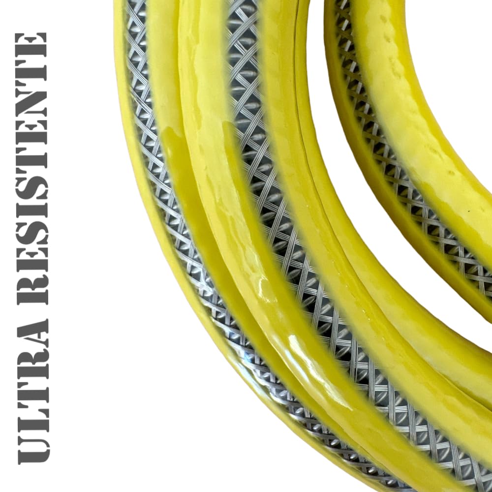 HM | Tubo Gas Flessibile per Cucina 1/2" FF | Lunghezze da 1 a 4 Metri | Acciaio Inox Certificato EN 14800 | Rivestito Giallo| Per GPL e Metano | Guarnizioni Incluse - IDRAULICAMENTEHM | Tubo Gas Flessibile per Cucina 1/2" FF | Lunghezze da 1 a 4 Metri | Acciaio Inox Certificato EN 14800 | Rivestito Giallo| Per GPL e Metano | Guarnizioni Incluse