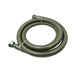 HM | Tubo Gas Flessibile per Cucina 1/2" FF | Lunghezze da 1 a 4 Metri | Acciaio Inox Certificato EN 14800 | Rivestito Giallo| Per GPL e Metano | Guarnizioni Incluse - IDRAULICAMENTEHM | Tubo Gas Flessibile per Cucina 1/2" FF | Lunghezze da 1 a 4 Metri | Acciaio Inox Certificato EN 14800 | Rivestito Giallo| Per GPL e Metano | Guarnizioni Incluse