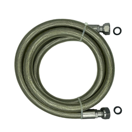 HM | Tubo Gas Flessibile per Cucina 1/2" FF | Lunghezze da 1 a 4 Metri | Acciaio Inox Certificato EN 14800 | Rivestito Giallo| Per GPL e Metano | Guarnizioni Incluse - IDRAULICAMENTEHM | Tubo Gas Flessibile per Cucina 1/2" FF | Lunghezze da 1 a 4 Metri | Acciaio Inox Certificato EN 14800 | Rivestito Giallo| Per GPL e Metano | Guarnizioni Incluse