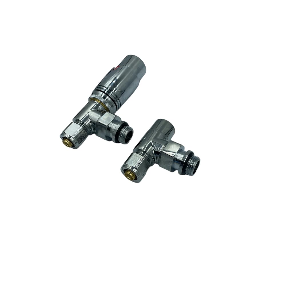 HM | Valvole Termostatiche per Termosifoni | 1/2x16 mm, cromate, multistrato | Testina termostatica inclusa, controllo della temperatura, installazione semplice | Comfort ed efficienza energetica - IDRAULICAMENTEHM | Valvole Termostatiche per Termosifoni | 1/2x16 mm, cromate, multistrato | Testina termostatica inclusa, controllo della temperatura, installazione semplice | Comfort ed efficienza energetica