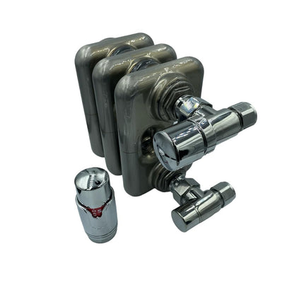 HM | Valvole Termostatiche per Termosifoni | 1/2x16 mm, cromate, multistrato | Testina termostatica inclusa, controllo della temperatura, installazione semplice | Comfort ed efficienza energetica - IDRAULICAMENTEHM | Valvole Termostatiche per Termosifoni | 1/2x16 mm, cromate, multistrato | Testina termostatica inclusa, controllo della temperatura, installazione semplice | Comfort ed efficienza energetica