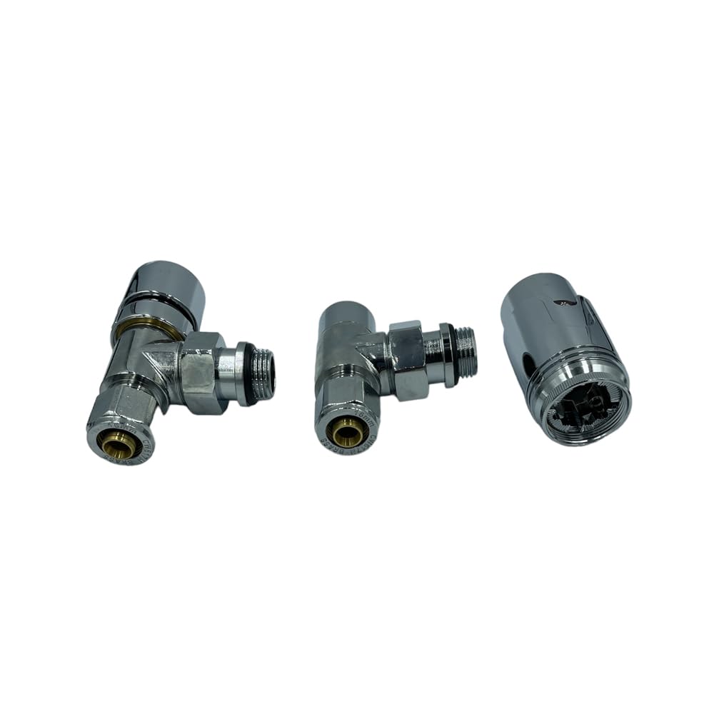 HM | Valvole Termostatiche per Termosifoni | 1/2x16 mm, cromate, multistrato | Testina termostatica inclusa, controllo della temperatura, installazione semplice | Comfort ed efficienza energetica - IDRAULICAMENTEHM | Valvole Termostatiche per Termosifoni | 1/2x16 mm, cromate, multistrato | Testina termostatica inclusa, controllo della temperatura, installazione semplice | Comfort ed efficienza energetica