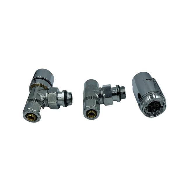 HM | Valvole Termostatiche per Termosifoni | 1/2x16 mm, cromate, multistrato | Testina termostatica inclusa, controllo della temperatura, installazione semplice | Comfort ed efficienza energetica - IDRAULICAMENTEHM | Valvole Termostatiche per Termosifoni | 1/2x16 mm, cromate, multistrato | Testina termostatica inclusa, controllo della temperatura, installazione semplice | Comfort ed efficienza energetica