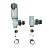 HM | Valvole Termostatiche per Termosifoni | 1/2x16mm, bianco/cromo, multistrato | Testina termostatica inclusa, controllo temperatura preciso, installazione facile | Comfort ed efficienza energetica - IDRAULICAMENTEHM | Valvole Termostatiche per Termosifoni | 1/2x16mm, bianco/cromo, multistrato | Testina termostatica inclusa, controllo temperatura preciso, installazione facile | Comfort ed efficienza energetica