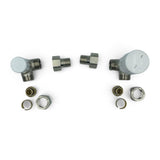 HM | Valvole Termostatizzabili Angolari 3/8x16, Nichelate, Universali DX/SX | Ottone Resistente, Facile Installazione, Adattatori Inclusi | Per Termosifoni dietro Porte - IDRAULICAMENTEHM | Valvole Termostatizzabili Angolari 3/8x16, Nichelate, Universali DX/SX | Ottone Resistente, Facile Installazione, Adattatori Inclusi | Per Termosifoni dietro Porte