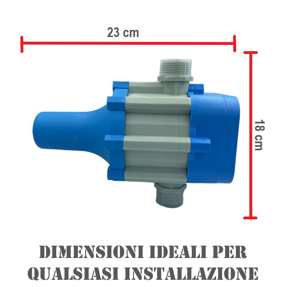 HM,PRESS CONTROL DA 1,5 BAR REGOLATORE DI PRESSIONE PER ELETTROPOMPA - IDRAULICAMENTEHM,PRESS CONTROL DA 1,5 BAR REGOLATORE DI PRESSIONE PER ELETTROPOMPA