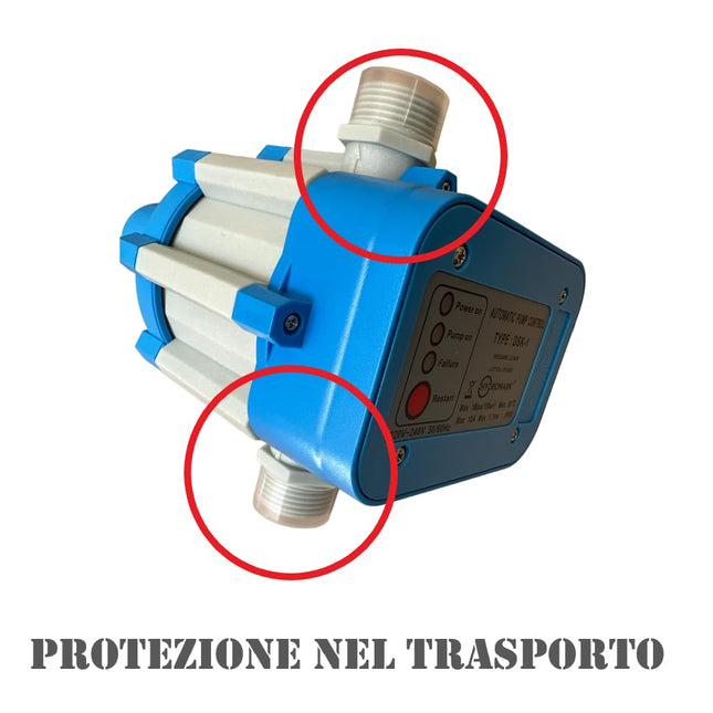HM,PRESS CONTROL DA 1,5 BAR REGOLATORE DI PRESSIONE PER ELETTROPOMPA - IDRAULICAMENTEHM,PRESS CONTROL DA 1,5 BAR REGOLATORE DI PRESSIONE PER ELETTROPOMPA