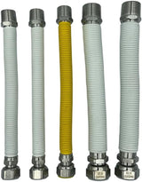 Kit Installazione Caldaia con 5 Tubi Flessibili Inox 220–420mm | Attacchi MF per Acqua e Gas | Versione Nuda o Rivestita | Guarnizioni Incluse - IDRAULICAMENTEKit Installazione Caldaia con 5 Tubi Flessibili Inox 220–420mm | Attacchi MF per Acqua e Gas | Versione Nuda o Rivestita | Guarnizioni Incluse