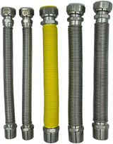 Kit Installazione Caldaia con 5 Tubi Flessibili Inox 220–420mm | Attacchi MF per Acqua e Gas | Versione Nuda o Rivestita | Guarnizioni Incluse - IDRAULICAMENTEKit Installazione Caldaia con 5 Tubi Flessibili Inox 220–420mm | Attacchi MF per Acqua e Gas | Versione Nuda o Rivestita | Guarnizioni Incluse