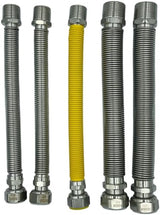 Kit Installazione Caldaia con 5 Tubi Flessibili Inox 220–420mm | Attacchi MF per Acqua e Gas | Versione Nuda o Rivestita | Guarnizioni Incluse - IDRAULICAMENTEKit Installazione Caldaia con 5 Tubi Flessibili Inox 220–420mm | Attacchi MF per Acqua e Gas | Versione Nuda o Rivestita | Guarnizioni Incluse