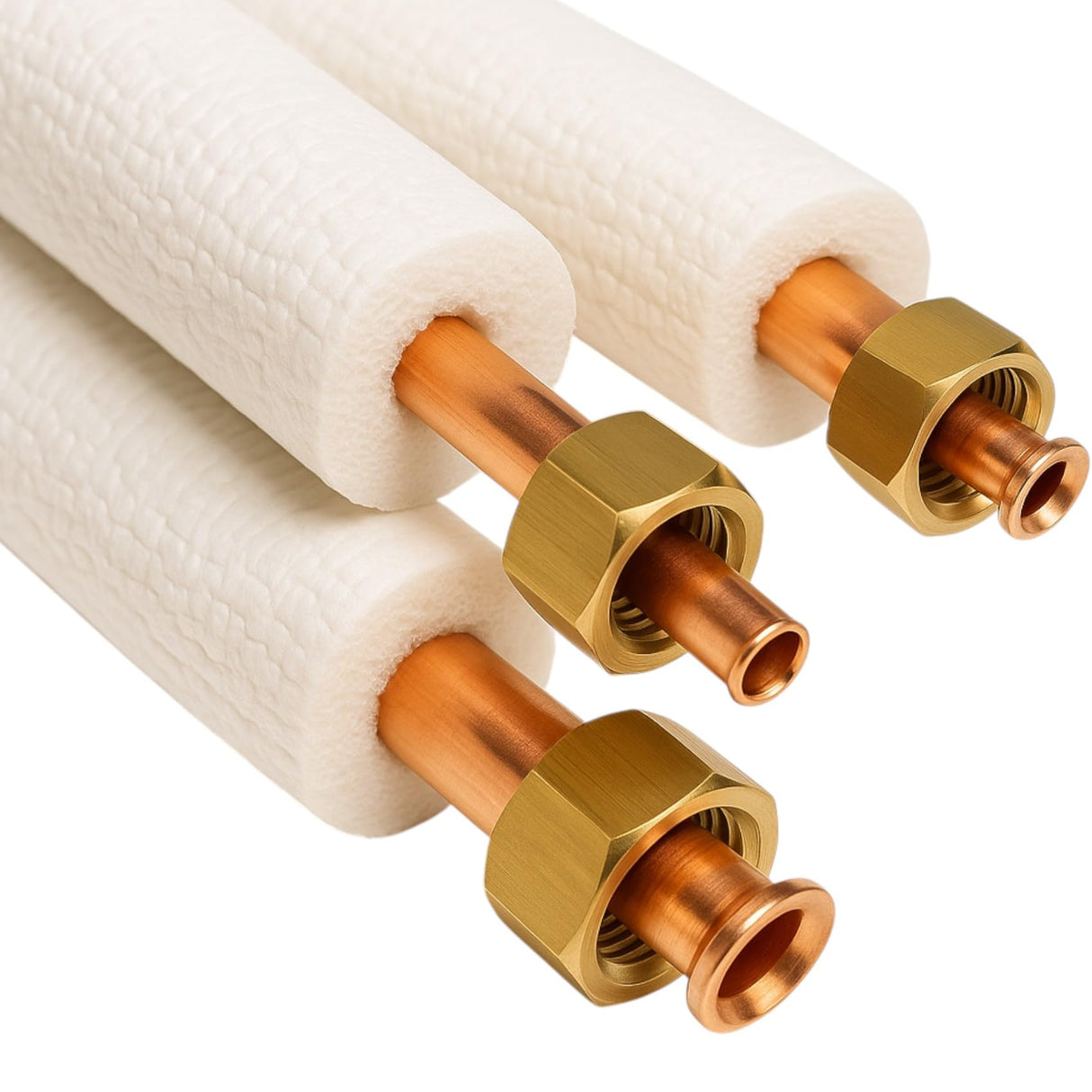 Kit Tubi Rame Climatizzatore Isoclima Ø1/4”+3/8” CU - DHP 99,9% con Guaina Ignifuga | Disponibile 10MT/5MT/3MT Con o Senza Raccordi | Compatibile Gas R32 R410A R407C - IDRAULICAMENTEKit Tubi Rame Climatizzatore Isoclima Ø1/4”+3/8” CU - DHP 99,9% con Guaina Ignifuga | Disponibile 10MT/5MT/3MT Con o Senza Raccordi | Compatibile Gas R32 R410A R407C