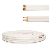 Kit Tubi Rame Climatizzatore Isoclima Ø1/4”+3/8” CU - DHP 99,9% con Guaina Ignifuga | Disponibile 10MT/5MT/3MT Con o Senza Raccordi | Compatibile Gas R32 R410A R407C - IDRAULICAMENTEKit Tubi Rame Climatizzatore Isoclima Ø1/4”+3/8” CU - DHP 99,9% con Guaina Ignifuga | Disponibile 10MT/5MT/3MT Con o Senza Raccordi | Compatibile Gas R32 R410A R407C