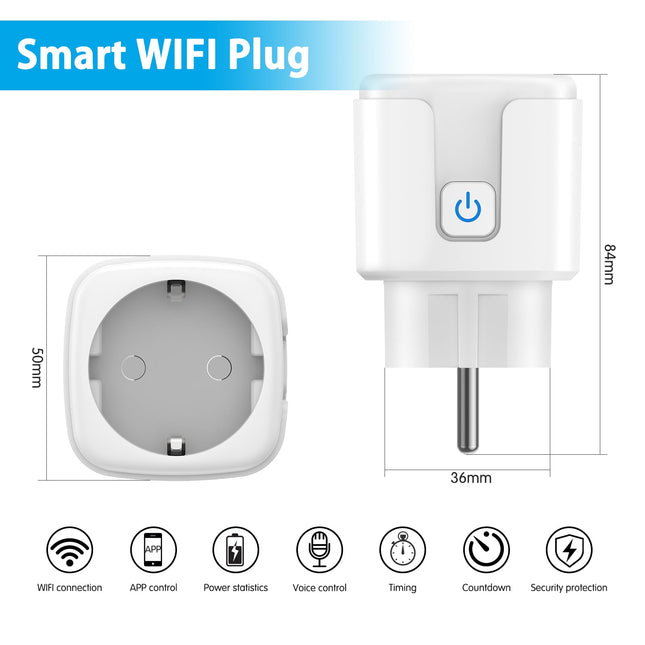 Presa Intelligente WiFi Presa Smart Alexa - IDRAULICAMENTEPresa Intelligente WiFi Presa Smart Alexa