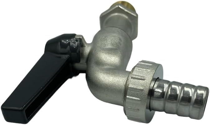 Rubinetto a Sfera 1/2 Pollice per Giardino in Ottone – Con Leva in Alluminio e Attacco Portagomma Incluso – Antiruggine, per Irrigazione Esterna, Tubo da Giardino, Rubinetto Esterno a Muro - IDRAULICAMENTERubinetto a Sfera 1/2 Pollice per Giardino in Ottone – Con Leva in Alluminio e Attacco Portagomma Incluso – Antiruggine, per Irrigazione Esterna, Tubo da Giardino, Rubinetto Esterno a Muro