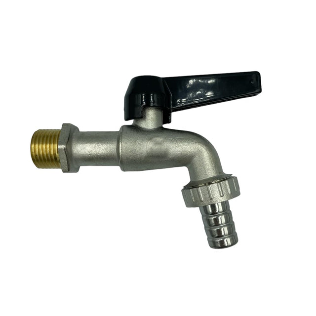 Rubinetto a Sfera 1/2 Pollice per Giardino in Ottone – Con Leva in Alluminio e Attacco Portagomma Incluso – Antiruggine, per Irrigazione Esterna, Tubo da Giardino, Rubinetto Esterno a Muro - IDRAULICAMENTERubinetto a Sfera 1/2 Pollice per Giardino in Ottone – Con Leva in Alluminio e Attacco Portagomma Incluso – Antiruggine, per Irrigazione Esterna, Tubo da Giardino, Rubinetto Esterno a Muro