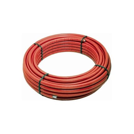 Tubo Multistrato PEXb/AL/PEXb Rivestito Rosso (Rotoli da 25/50 metri) - Diametro: 16 x 2 - Rotolo da 25 ml - IDRAULICAMENTETubo Multistrato PEXb/AL/PEXb Rivestito Rosso (Rotoli da 25/50 metri) - Diametro: 16 x 2 - Rotolo da 25 ml